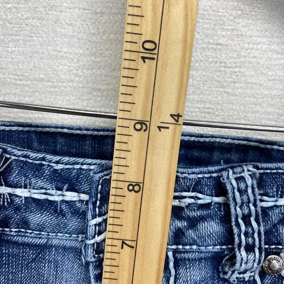 Cowgirl Tuff Co. Jeans Women's Low Rise 26x35 (27x33.75) Denim Boot Cut Stretch‎ - Picture 11 of 16